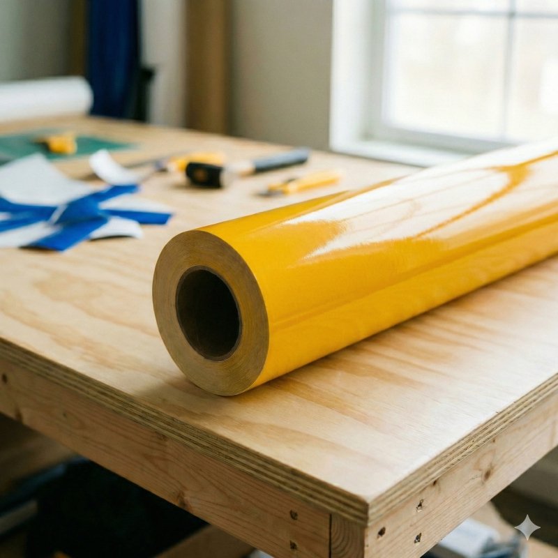 Vinilo Adhesivo Amarillo – 61 cm de ancho ($8100 el ML)